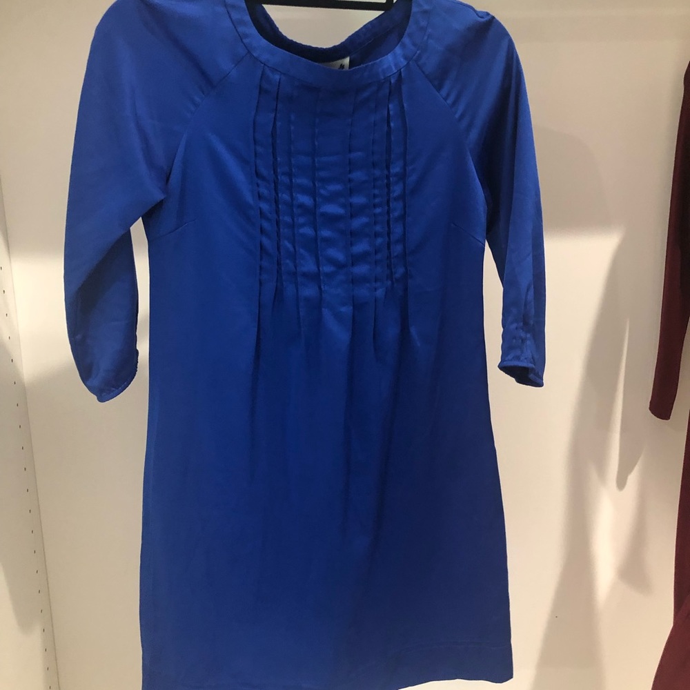Blue shift dress